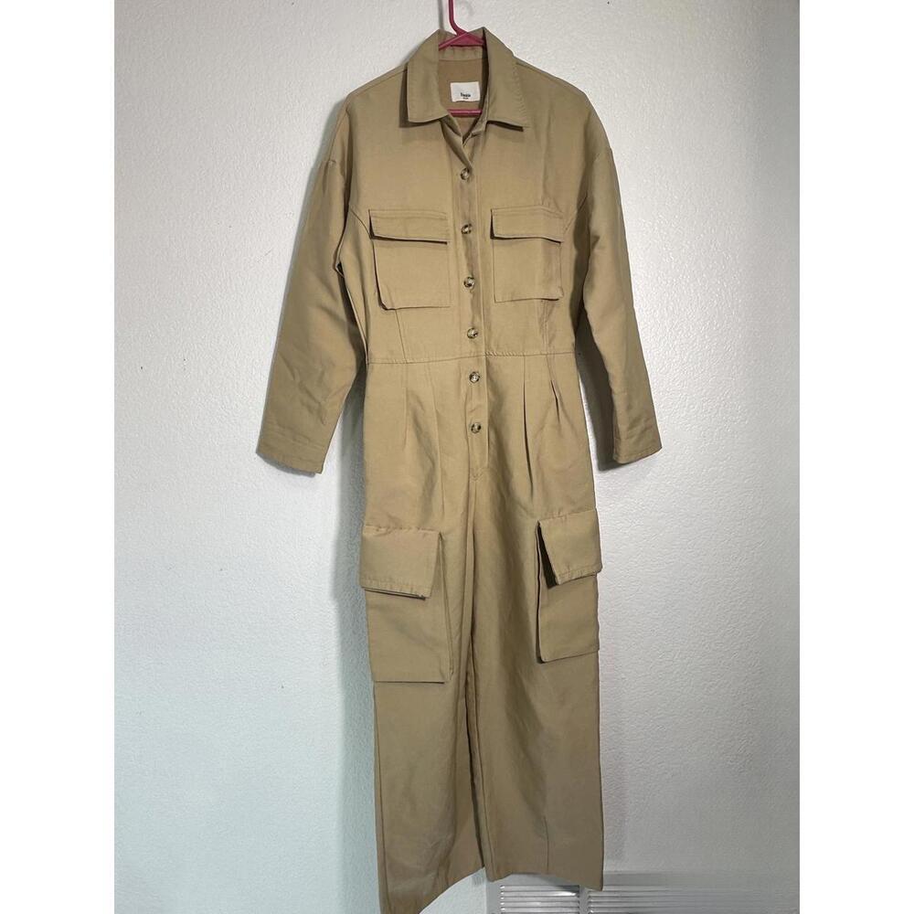 XS Frankie Shop Utility Linda Cargo Jumpsuit Boiler Streetwear Minimal Oversized